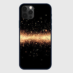Чехол для iPhone 12 Pro Max Огненные искры на черном, цвет: 3D-черный