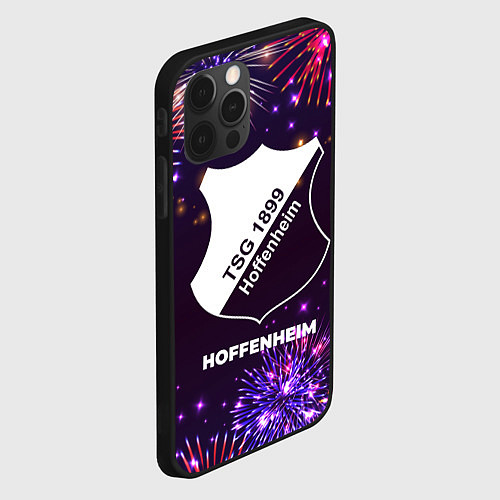 Чехол iPhone 12 Pro Max Праздничный Hoffenheim / 3D-Черный – фото 2
