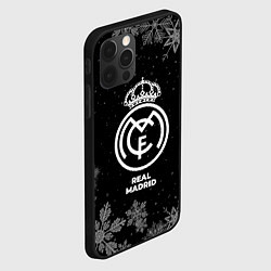 Чехол для iPhone 12 Pro Max Снежный Real Madrid, цвет: 3D-черный — фото 2