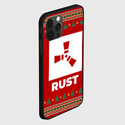 Чехол для iPhone 12 Pro Max Rust new year, цвет: 3D-черный — фото 2