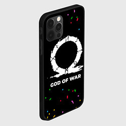 Чехол для iPhone 12 Pro Max God of War конфети, цвет: 3D-черный — фото 2