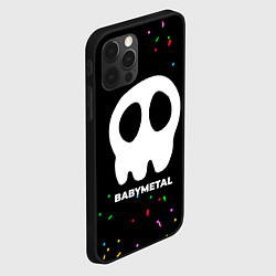 Чехол для iPhone 12 Pro Max Babymetal конфети, цвет: 3D-черный — фото 2