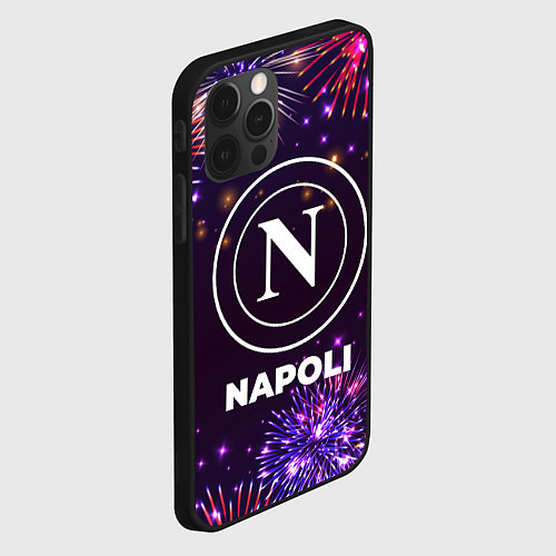 Чехол iPhone 12 Pro Max Праздничный Napoli / 3D-Черный – фото 2