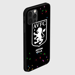 Чехол для iPhone 12 Pro Max Aston Villa конфети, цвет: 3D-черный — фото 2