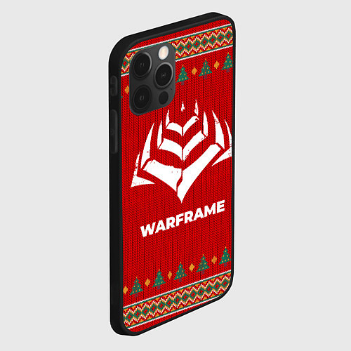 Чехол iPhone 12 Pro Max Warframe new year / 3D-Черный – фото 2