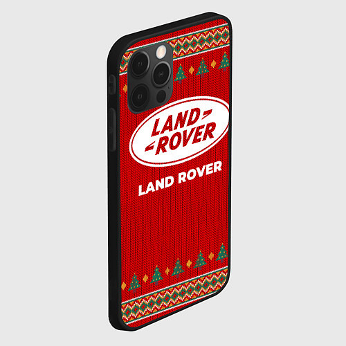 Чехол iPhone 12 Pro Max Land Rover new year / 3D-Черный – фото 2