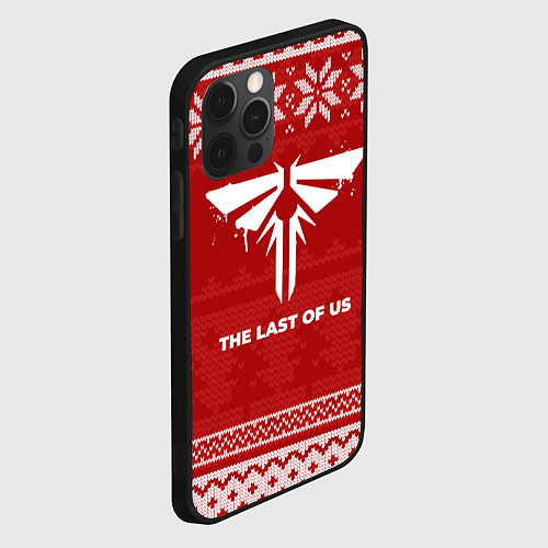 Чехол iPhone 12 Pro Max Новогодний The Last Of Us / 3D-Черный – фото 2