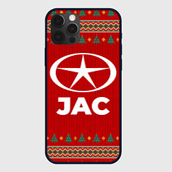 Чехол для iPhone 12 Pro Max JAC new year, цвет: 3D-черный