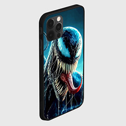 Чехол для iPhone 12 Pro Max Venom in metropolis - ai art neon fantasy, цвет: 3D-черный — фото 2