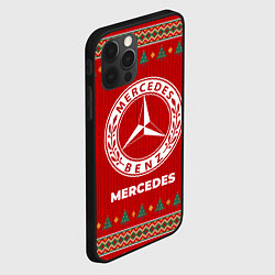 Чехол для iPhone 12 Pro Max Mercedes new year, цвет: 3D-черный — фото 2