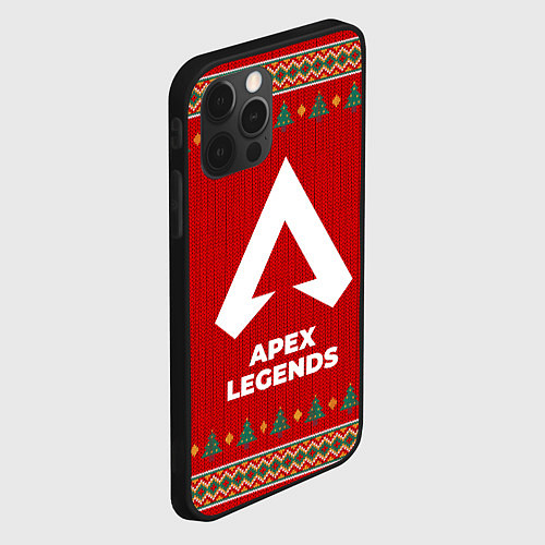 Чехол iPhone 12 Pro Max Apex Legends new year / 3D-Черный – фото 2