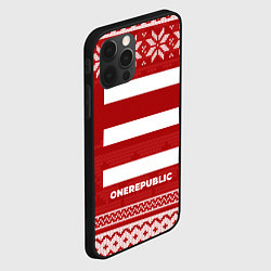 Чехол для iPhone 12 Pro Max Новогодний OneRepublic, цвет: 3D-черный — фото 2