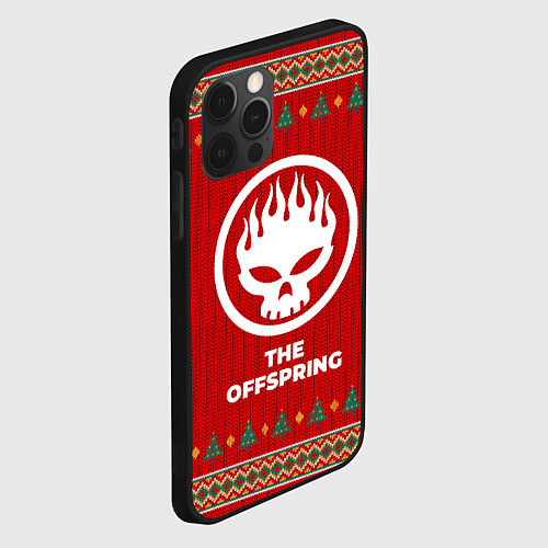 Чехол iPhone 12 Pro Max The Offspring new year / 3D-Черный – фото 2