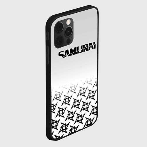 Чехол iPhone 12 Pro Max Samurai logo japan / 3D-Черный – фото 2