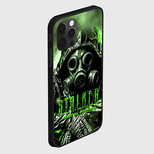 Чехол iPhone 12 Pro Max Stalker II / 3D-Черный – фото 2