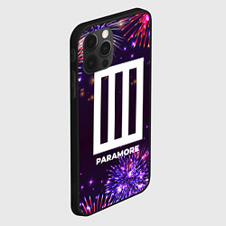 Чехол для iPhone 12 Pro Max Праздничный Paramore, цвет: 3D-черный — фото 2