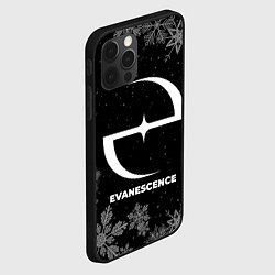 Чехол для iPhone 12 Pro Max Снежный Evanescence, цвет: 3D-черный — фото 2