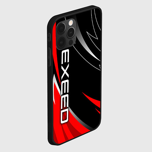 Чехол iPhone 12 Pro Max Exeed - red uniform / 3D-Черный – фото 2