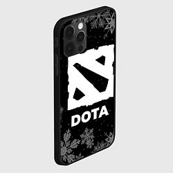 Чехол для iPhone 12 Pro Max Снежный Dota, цвет: 3D-черный — фото 2