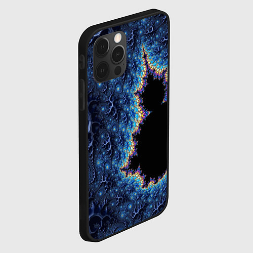 Чехол iPhone 12 Pro Max Психоделика абстракця / 3D-Черный – фото 2