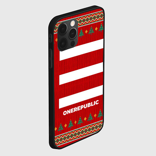 Чехол iPhone 12 Pro Max OneRepublic new year / 3D-Черный – фото 2