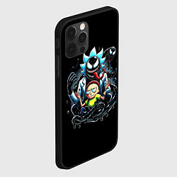 Чехол для iPhone 12 Pro Max Morty and Rick - we are Venom, цвет: 3D-черный — фото 2