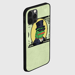 Чехол для iPhone 12 Pro Max Pepe is the main cryptocurrency, цвет: 3D-черный — фото 2