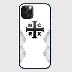 Чехол для iPhone 12 Pro Max My Chemical Romance white poly, цвет: 3D-черный