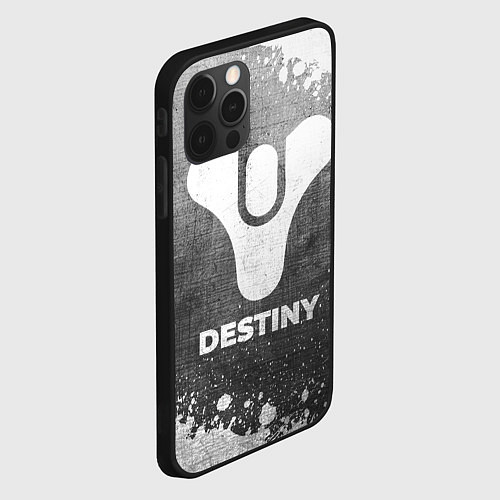 Чехол iPhone 12 Pro Max Destiny - grey gradient / 3D-Черный – фото 2