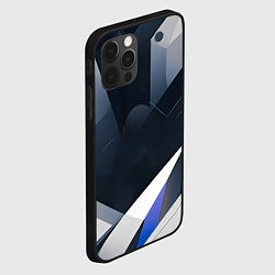 Чехол для iPhone 12 Pro Max Абстракция город следующего века, цвет: 3D-черный — фото 2