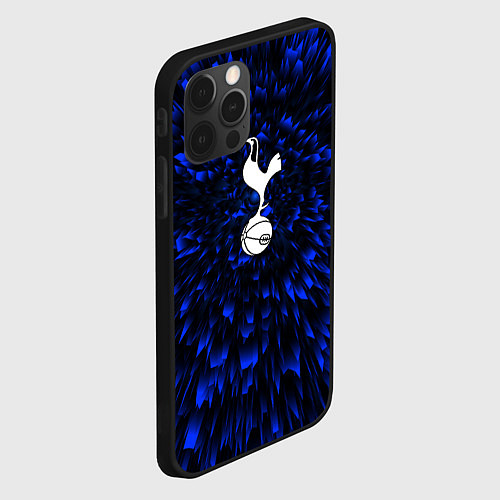 Чехол iPhone 12 Pro Max Tottenham blue energy / 3D-Черный – фото 2