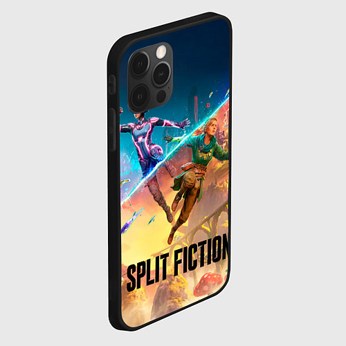 Чехол iPhone 12 Pro Max Главные герои Split fiction / 3D-Черный – фото 2