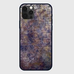 Чехол для iPhone 12 Pro Max Абстракция - purple yellow wall, цвет: 3D-черный