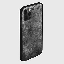 Чехол для iPhone 12 Pro Max Абстракция - gray wall, цвет: 3D-черный — фото 2