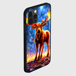 Чехол для iPhone 12 Pro Max Лосенок в лесу, цвет: 3D-черный — фото 2