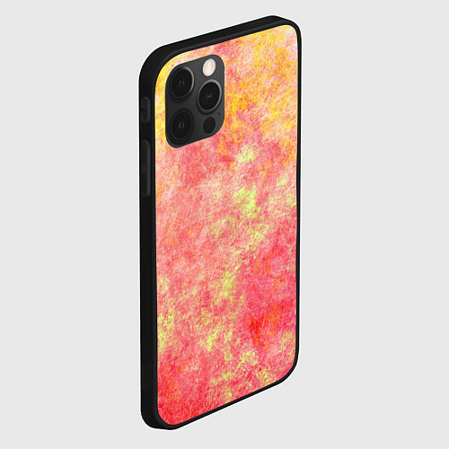 Чехол iPhone 12 Pro Max Абстракция - fire cloud / 3D-Черный – фото 2