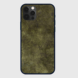 Чехол для iPhone 12 Pro Max Абстракция - khaki mood, цвет: 3D-черный