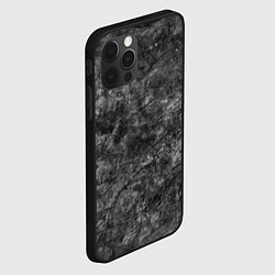 Чехол для iPhone 12 Pro Max Абстракция - grey mess, цвет: 3D-черный — фото 2