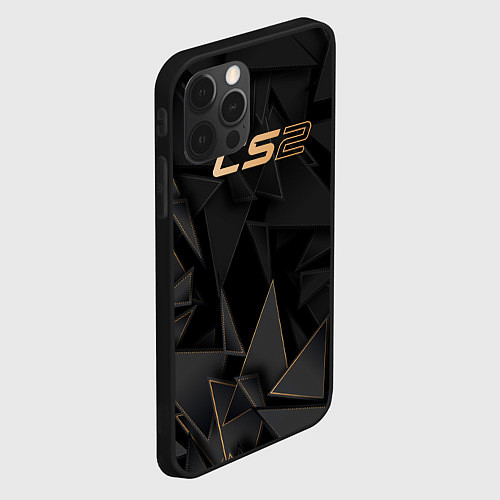 Чехол iPhone 12 Pro Max Counter Strike 2 golden poly / 3D-Черный – фото 2