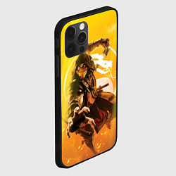 Чехол для iPhone 12 Pro Max Скорпион - Mortal Kombat, цвет: 3D-черный — фото 2