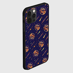 Чехол для iPhone 12 Pro Max Mortal Kombat logo pattern, цвет: 3D-черный — фото 2