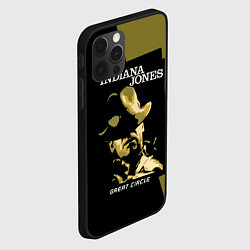 Чехол для iPhone 12 Pro Max Indiana Jones and the Great Circle, цвет: 3D-черный — фото 2