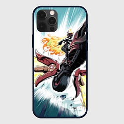 Чехол iPhone 12 Pro Max Genshin Impact Мавуика на мотоцикле