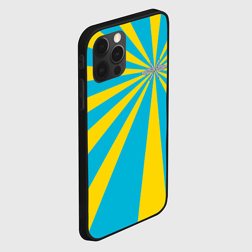 Чехол iPhone 12 Pro Max Военно-воздушные силы / 3D-Черный – фото 2