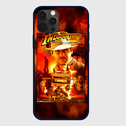 Чехол для iPhone 12 Pro Max Indiana Jones and the raiders of the lost ark, цвет: 3D-черный