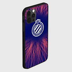 Чехол для iPhone 12 Pro Max Club Brugge red energy, цвет: 3D-черный — фото 2