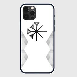 Чехол для iPhone 12 Pro Max Nightwish white poly, цвет: 3D-черный