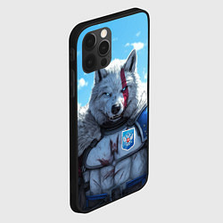 Чехол для iPhone 12 Pro Max Волк русский, цвет: 3D-черный — фото 2