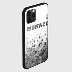 Чехол для iPhone 12 Pro Max Monaco - white gradient посередине, цвет: 3D-черный — фото 2