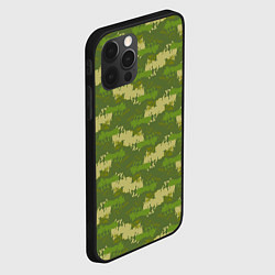 Чехол для iPhone 12 Pro Max Зеленый камуфляж, цвет: 3D-черный — фото 2